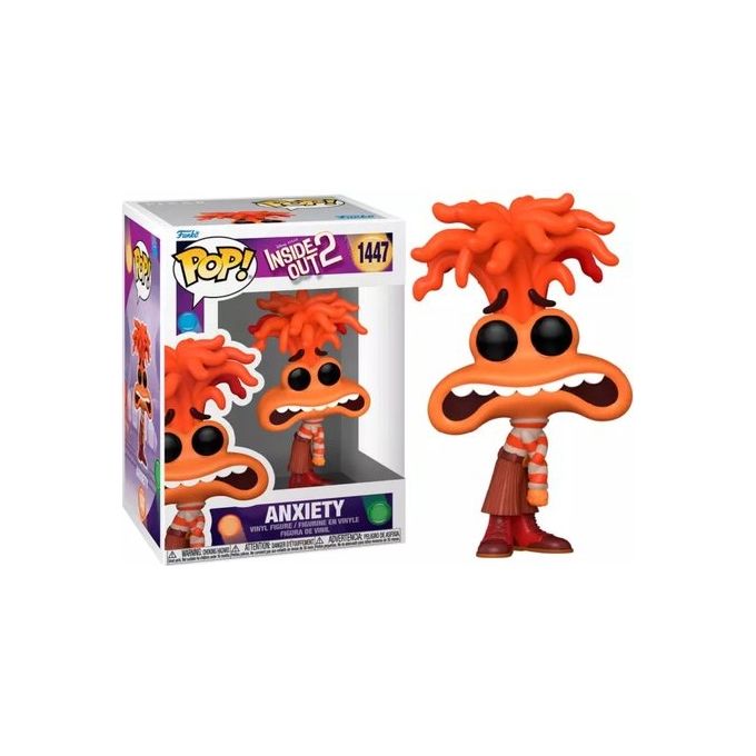 Funko 75996 Pop! Disney Inside Out 2 Figura in Vinile Ansia 10.2 cm