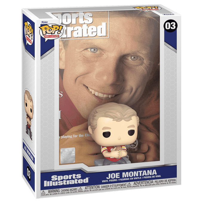 Funko 79693 Pop! Sports Illustrated Joe Montana Bobble Head PVC 10 cm