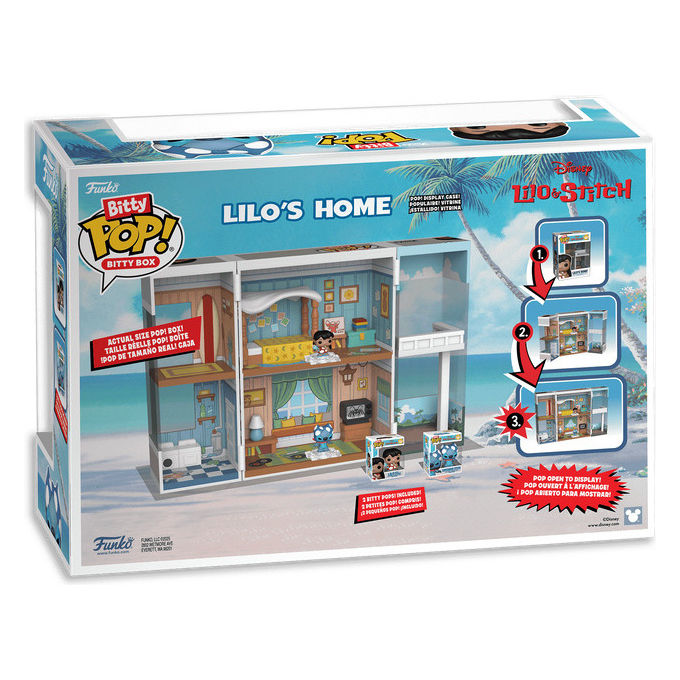Funko 85536 Bitty Pop Bitty Box Disney Lilo and Stitch Casa di Lilo Statuetta in PVC colore Multicolore