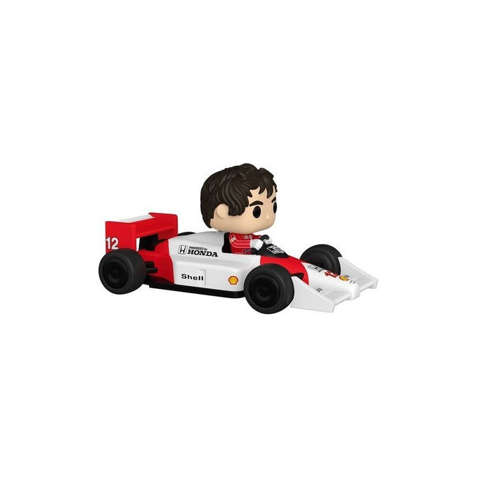 Funko 89329 Pop Rides Super Deluxe N°12 Action Figure Ayrton Senna Monoposto McLaren Formula 1 in PVC 15 cm