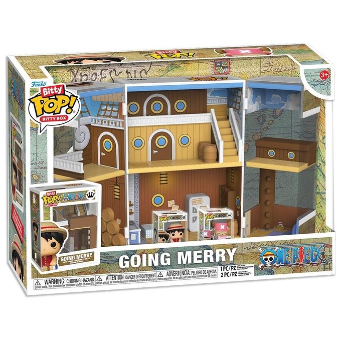 Funko 92963 Bitty Pop! Box One Piece Going Merry Playset con 2 Mini Figure 0.9 Pollici (2.2 cm) in Vetrina Espositiva Colore Multicolore Funko 92963 Bitty Pop! Box One Piece Going Merry Playset con 2 Mini Figure 0.9 Pollici (2.2 cm) in Vetrina Espositiva Colore Multicolore