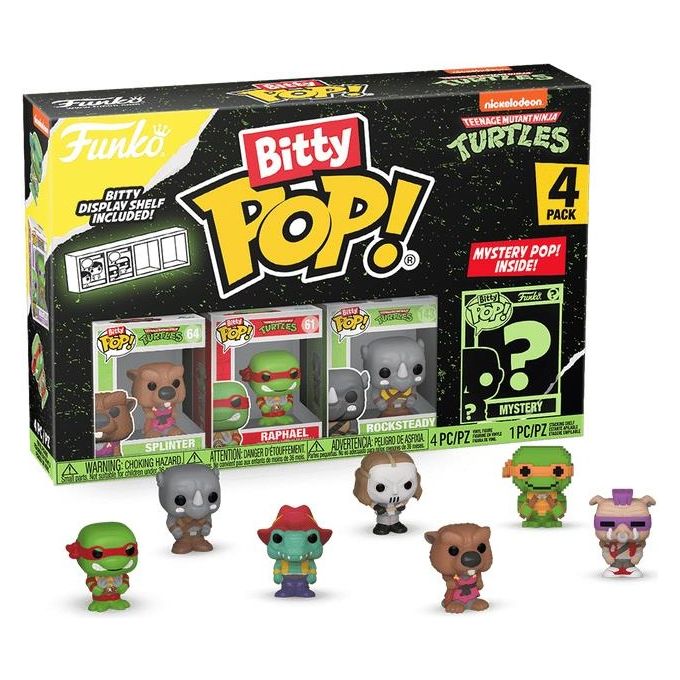 Funko Bitty Pop! 4 Pack Teenage Mutant Ninja Turtles Splinter Funko Bitty Pop! 4 Pack Teenage Mutant Ninja Turtles Splinter
