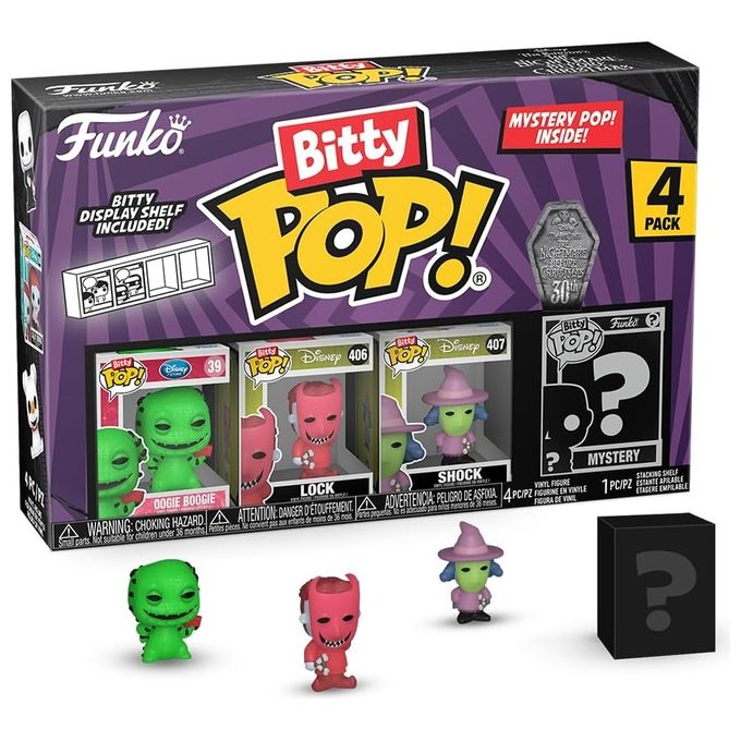 Funko Bitty Pop! 4 Pack The Nightmare Before Christmas Oogie Boogie Funko Bitty Pop! 4 Pack The Nightmare Before Christmas Oogie Boogie