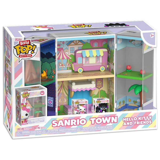 Funko MPN93567 Bitty Pop! Boxes Hello Kitty Sanrio Town giocattolo da collezione colore non specificato