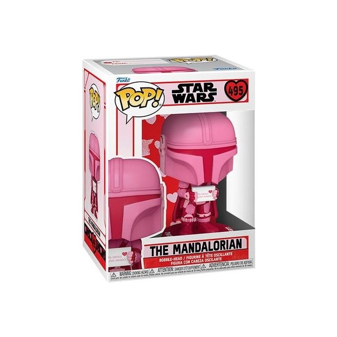 Funko Personaggio Collezione Funko POP Star Wars: Valentines S2 Mandalorian Funko Personaggio Collezione Funko POP Star Wars: Valentines S2 Mandalorian