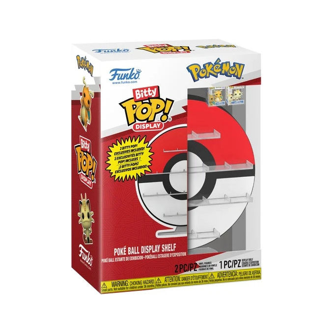 Funko Pokemon Bitty Pop Display Pball Multicolore Funko Pokemon Bitty Pop Display Pball Multicolore