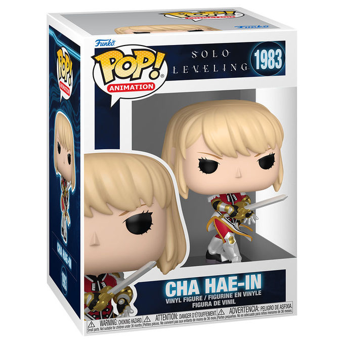 Funko, Pop Animation Solo Leveling, Cha Hae-In N° 1983, Bobble Head in Vinile Funko, Pop Animation Solo Leveling, Cha Hae-In N° 1983, Bobble Head in Vinile