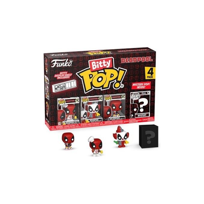 Funko Pop! Bitty Pop 4 Pack Deadpool Bbq Master Funko Pop! Bitty Pop 4 Pack Deadpool Bbq Master