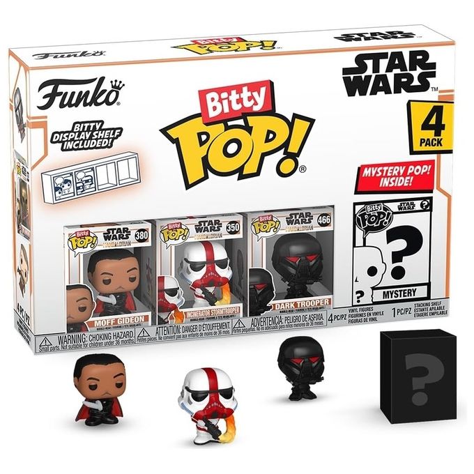 Funko Pop! Bitty Pop 4 Pack Star Wars The Mandalorian Moff Gideon