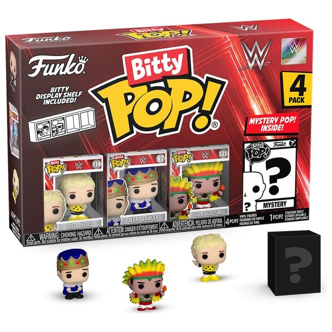 Funko Pop! Bitty Pop 4 Pack Wwe Dusty Rhodes Funko Pop! Bitty Pop 4 Pack Wwe Dusty Rhodes