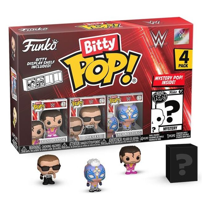 Funko Pop! Bitty Pop 4 Pack Wwe Razor Ramon Funko Pop! Bitty Pop 4 Pack Wwe Razor Ramon