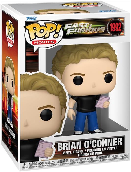 Funko - Pop Fast & Furious Brian O'conner 1992 - 90491, N.d.