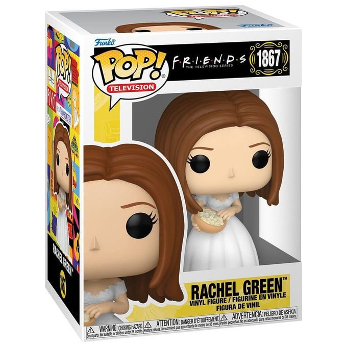Funko Pop! FRIENDS FG FK90419 Rachel Green Figura Collezione Vinile 9 cm colore Bianco