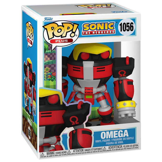 Funko pop! games figura in vinile E-123 Omega, Sonic the Hedgehog, bobble head, 9 cm, da collezione Funko pop! games figura in vinile E-123 Omega, Sonic the Hedgehog, bobble head, 9 cm, da collezione