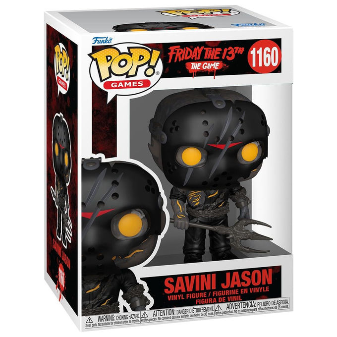 Funko, Pop! Games, Savini Jason, Action Figure in Vinile da Collezione