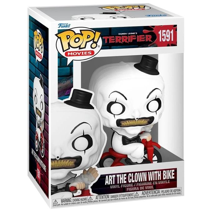 Funko Pop! Movies Terrifier Art The Clown with Bike 1591