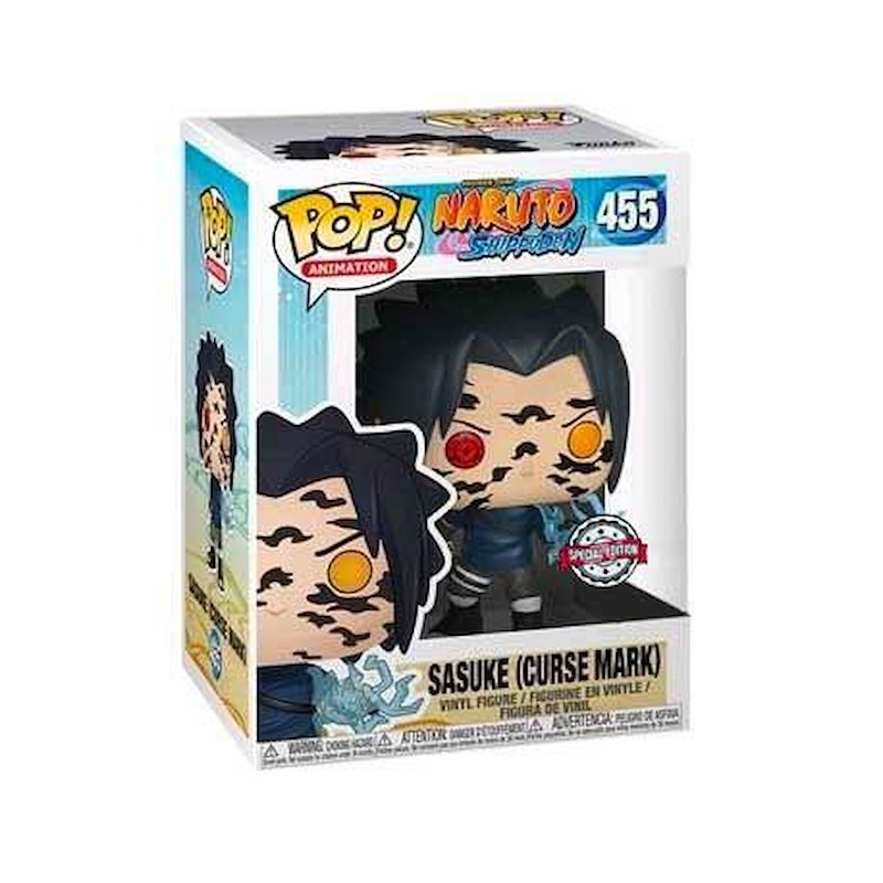 Funko Pop! Naruto Sasuke with Curse Marks 455 Funko Pop! Naruto Sasuke with Curse Marks 455