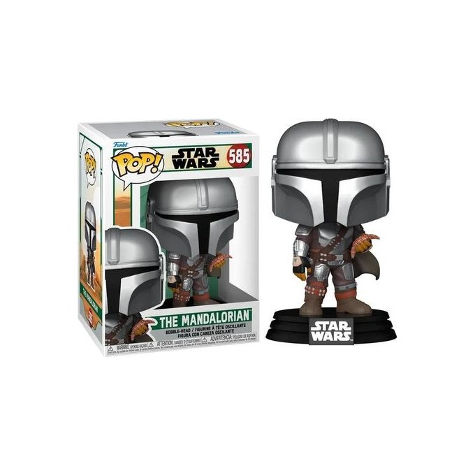 Funko - Pop Star Wars Bobf Mando Wpouch - 68654, Multicolore