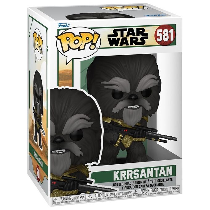 Funko Pop! Star Wars Book Of Boba Fett Krrsantan With BG 581