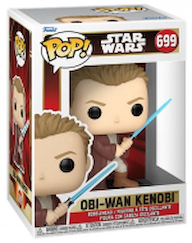 FUNKO POP Star Wars The Phantom Menace Obi-Wan Kenobi 699 76018 FUNKO POP Star Wars The Phantom Menace Obi-Wan Kenobi 699 76018