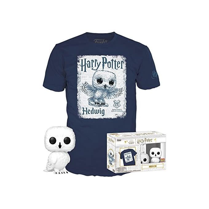 Funko Pop! Tee Harry Potter Edvige T-Shirt taglia XL