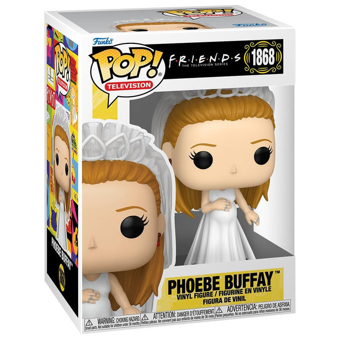 Funko Pop! TV: Friends Phoebe Buffay Figura in Vinile da Collezione Funko Pop! TV: Friends Phoebe Buffay Figura in Vinile da Collezione