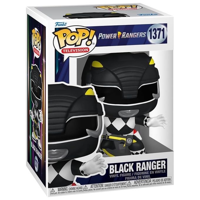 Funko Pop! TV Mighty Morphin Power Rangers 30th Black Ranger 1371 Funko Pop! TV Mighty Morphin Power Rangers 30th Black Ranger 1371