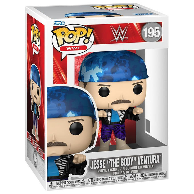 Funko WWE 90530 Jesse The Body Ventura figura in vinile colore Grigio