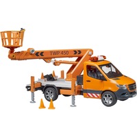 Furgone con piattaforma lavoro luci e suoni scala 1:16 (51,3cm) MERCEDES SPRINTER 02679