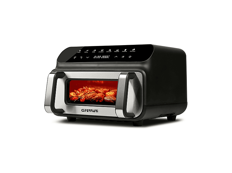 G3 FERRARI FRIGGISANO BBQ FRIGGITRICE AD ARIA, capacità 10 l, Max potenza 2000 W, Nero