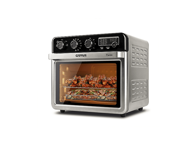 G3 FERRARI G10221 FRIGGISANO 32L FRIGGITRICE AD ARIA, capacità 32 l, Max potenza 2000 W, 5 programmi a 230 °C, Black