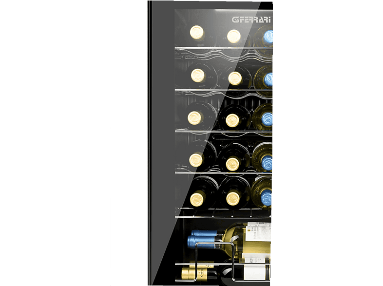 G3 FERRARI RISERVA 24 CANTINETTA, bottiglie, 6 ripiani, dimensoni: L 43,5 cm, A 74,5 P 45 temperatura massima 18 °C, minima 5 Nero, classe G