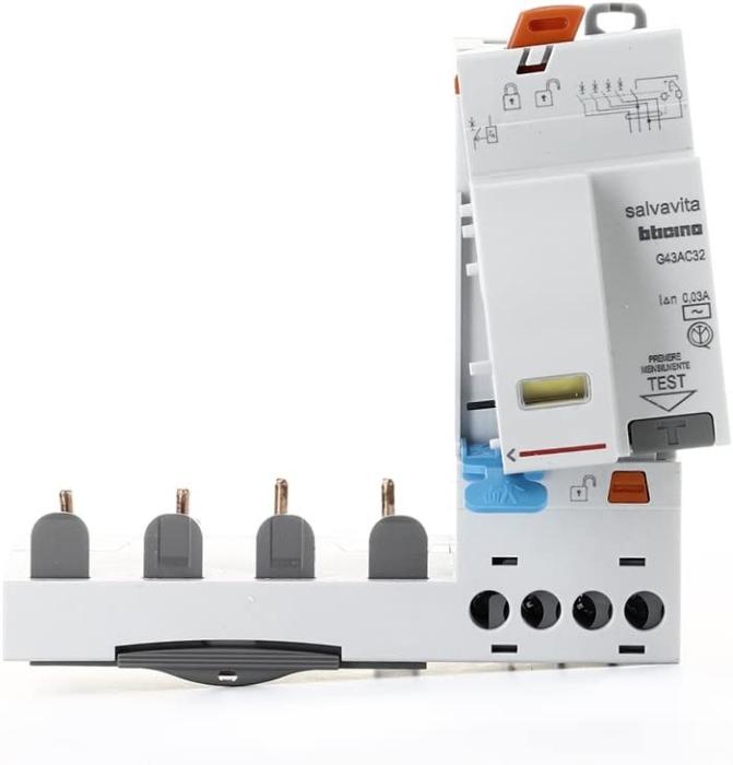 G43ac32 Modulo Differenziale Salvavita 4p Tipo Ac In= 32a - Bticino