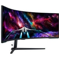 G95NC Monitor PC 144,8 cm (57") 7680 x 2160 Pixel Dual UHD QLED Bianco, Monitor di gioco