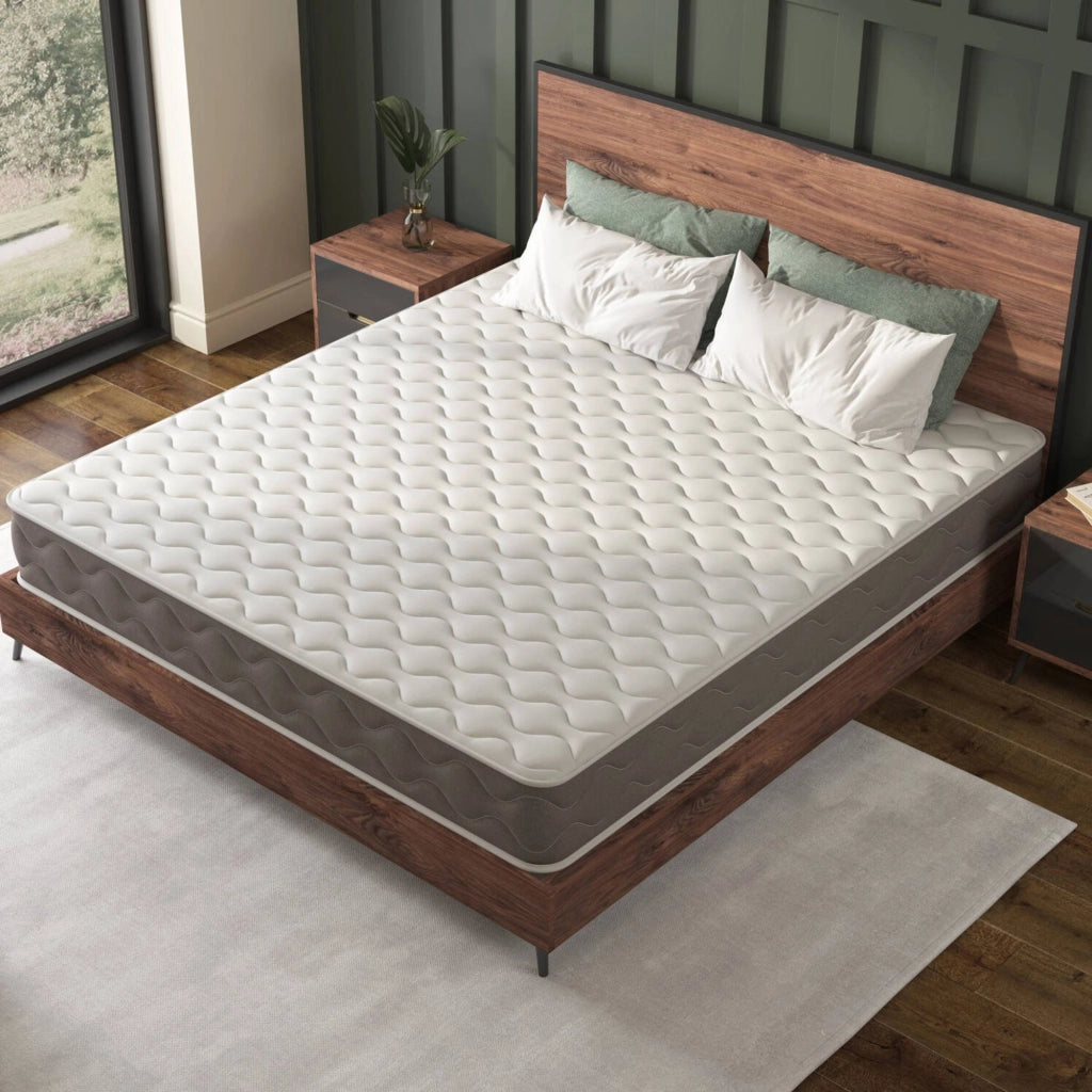 Gaggiano, Materasso Singolo Grado Rigidità 6.5/10 Made in Italy, 200x90x21h cm Bianco