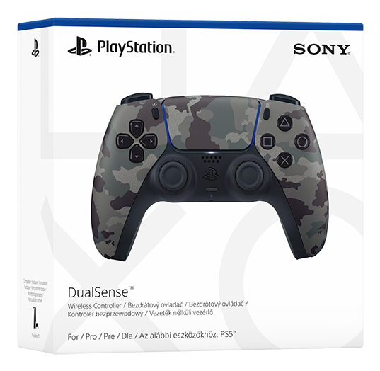 GAMEPAD PS5 SONY WIRELESS DUAL SENSE GRAY CAMOUFLAGE V3 EU