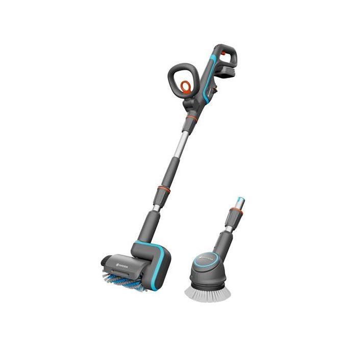 Gardena 14842-20 AquaBrush Universal Dispositivo di Pulizia Elettrico per Patio Alimentazione Batteria 18 V Capacita' 2,5 Ah Colore Verde Grigio Arancione Gardena 14842-20 AquaBrush Universal Dispositivo di Pulizia Elettrico per Patio Alimentazione Batteria 18 V Capacita' 2,5 Ah Colore Verde Grigio Arancione