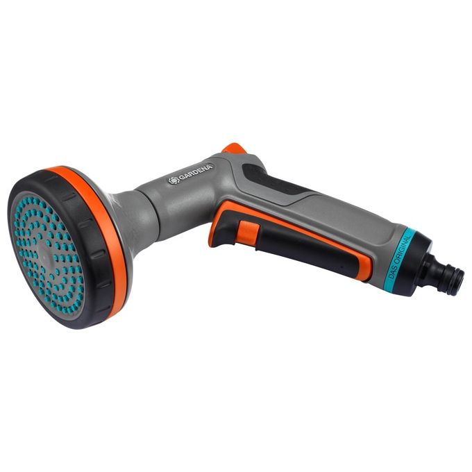 Gardena 18319-20 Doccia Gardena Comfort per aiuole e superfici regolazione continua del flusso e angolo di spruzzatura protezione antigelo integrata colore Nero