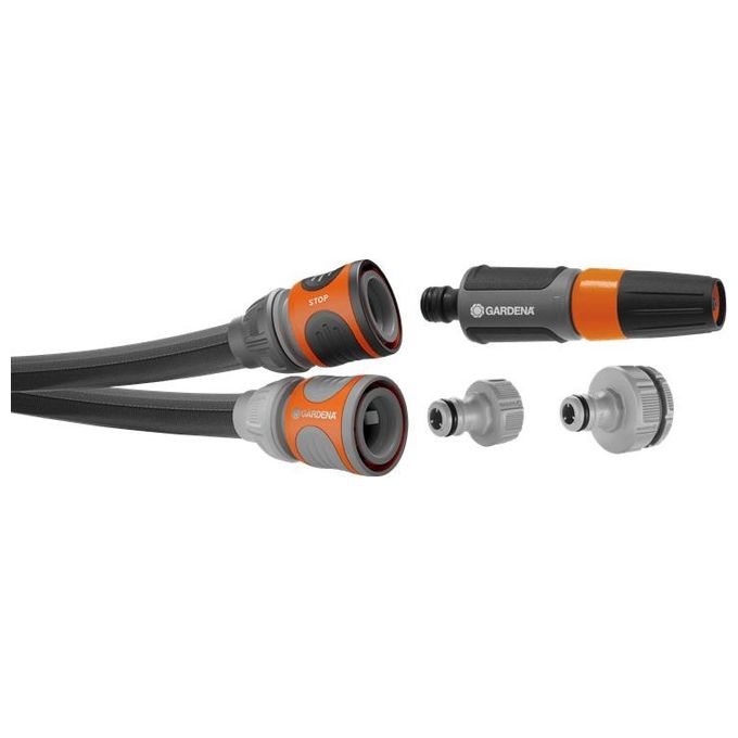 Gardena 18457-20 Liano Life Tubo da Giardino in Tessuto 30 m 1-2 Pollice Resistente a UV e Gelo Pressione 22 bar colore Multicolore