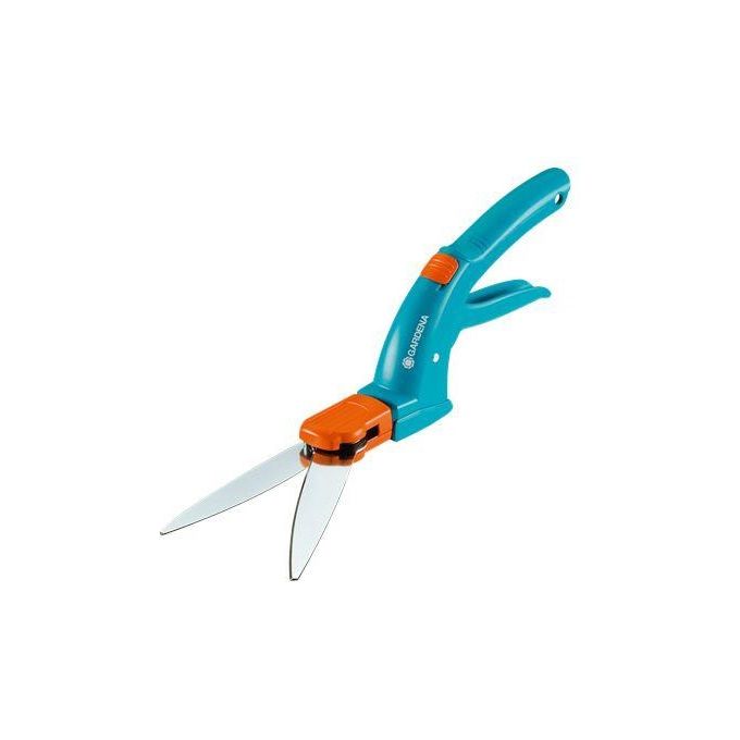 Gardena 8731-30 Forbici per Erba Meccaniche Lama Girevole 360° Antiaderente Impugnatura Ergonomica