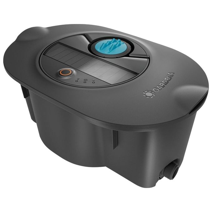 Gardena 970747101 Set Completo di Irrigazione AquaPrecise Interrato per Prati fino a 320 m² con Controllo Bluetooth e Alimentazione Solare colore Grigio-Turchese Gardena 970747101 Set Completo di Irrigazione AquaPrecise Interrato per Prati fino a 320 m² con Controllo Bluetooth e Alimentazione Solare colore Grigio-Turchese