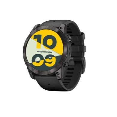 Garmin Epix Pro (Gen 2) Sapphire 47mm nero/black titanium QuickFit-Cinturino in pelle braun (010-02582-30) - Ricondizionato - Come nuovo - Grade A+