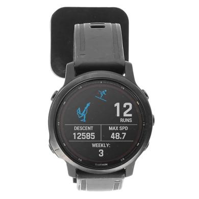 Garmin Fenix 6S Saphir 42mm grigio carbón DLC / nero (010-02159-25) - Ricondizionato - buono - Grade B