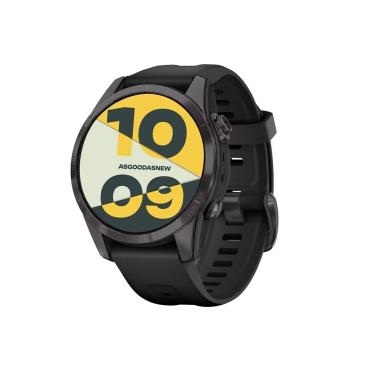 Garmin Fenix 7S Sapphire Solar 42mm grigio DLC titanio/nero (010-02539-25) - Ricondizionato - ottimo - Grade A