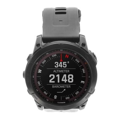 Garmin Fenix 7X Sapphire Solar 51mm grigio DLC titanio/nero (010-02541-11) - Ricondizionato - buono - Grade B