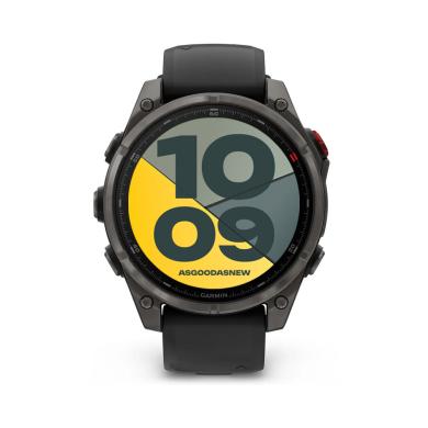 Garmin Fenix 8 Pro AMOLED Sapphire 47mm nero/titanio carbon gray DLC Titanio (010-03198-01) - Ricondizionato - ottimo - Grade A