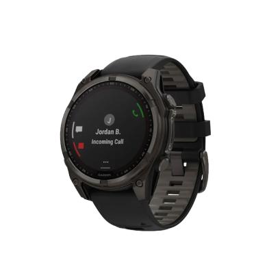 Garmin Fenix 8 Solar Sapphire 51mm grafite/titan grigio carbone DLC (010-02907-11) - Ricondizionato - Come nuovo - Grade A+