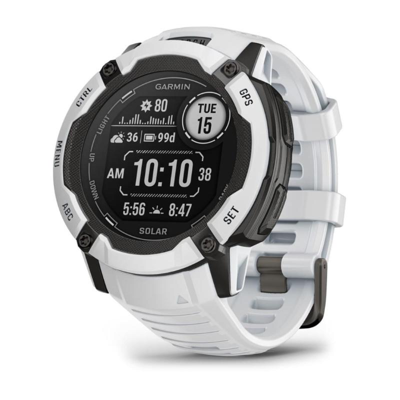 Garmin instinct 2x solar 2,79 cm (1.1) mip 50 mm digitale 176 x 176 pixel touch screen bianco gps (satellitare)