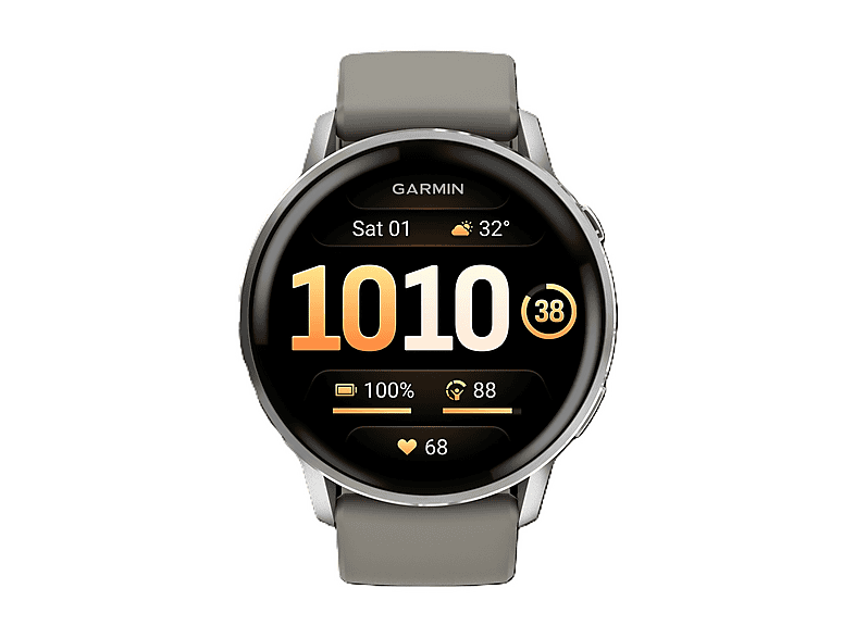 Garmin - Smartwatch Venu 4, 45mm-grigio / Argento