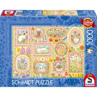 Gatti nobili in splendore floreale, Puzzle